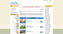 Desktop Screenshot of kohsamedhotel.com